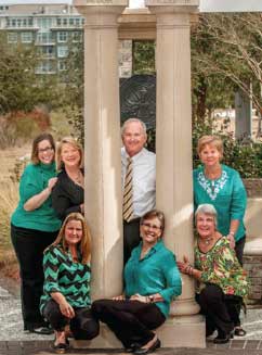 The staff at Dr. Charles Anderson’s dental practice