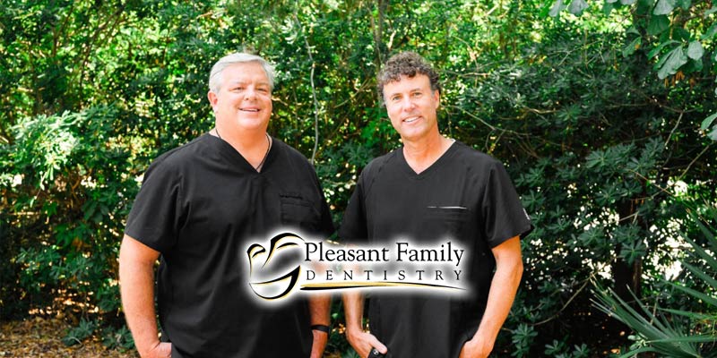 Pleasant Family Dentistry in Mount Pleasant, SC. Drs Richard Jackowski, DDS and Gregory Johnson, DDS pictured.
